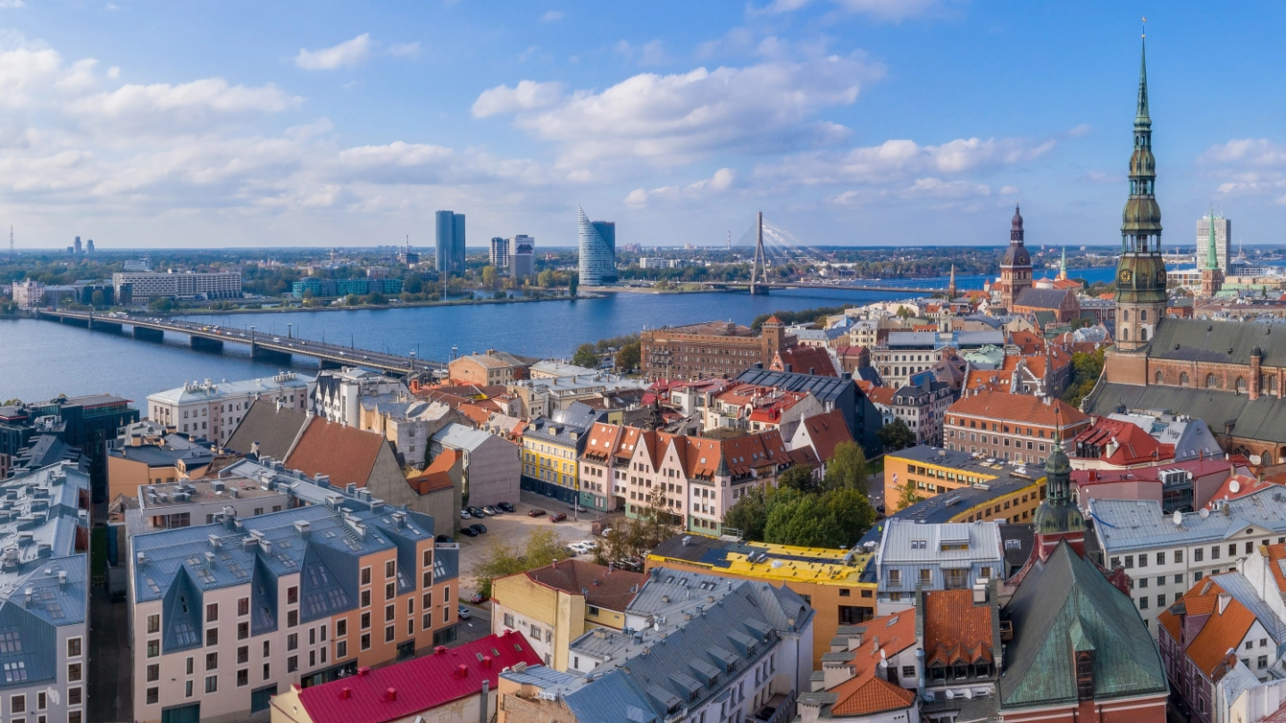 Old town Riga skyline Latvia Old town Riga skyline Latvia