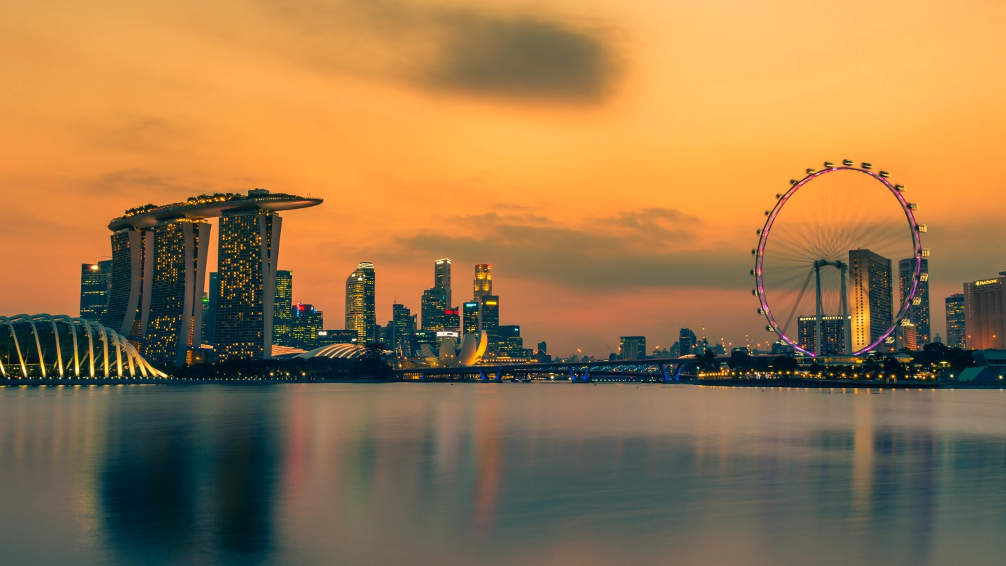 Singapore skyline image